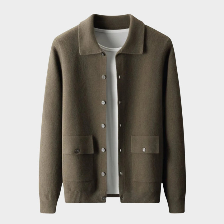Hawthorne - Wool Button - Up Cardigan - Hilltop Nord