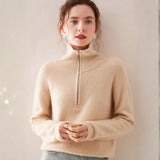 Willowblend – Wool Quarter - Zip Sweater - Hilltop Nord