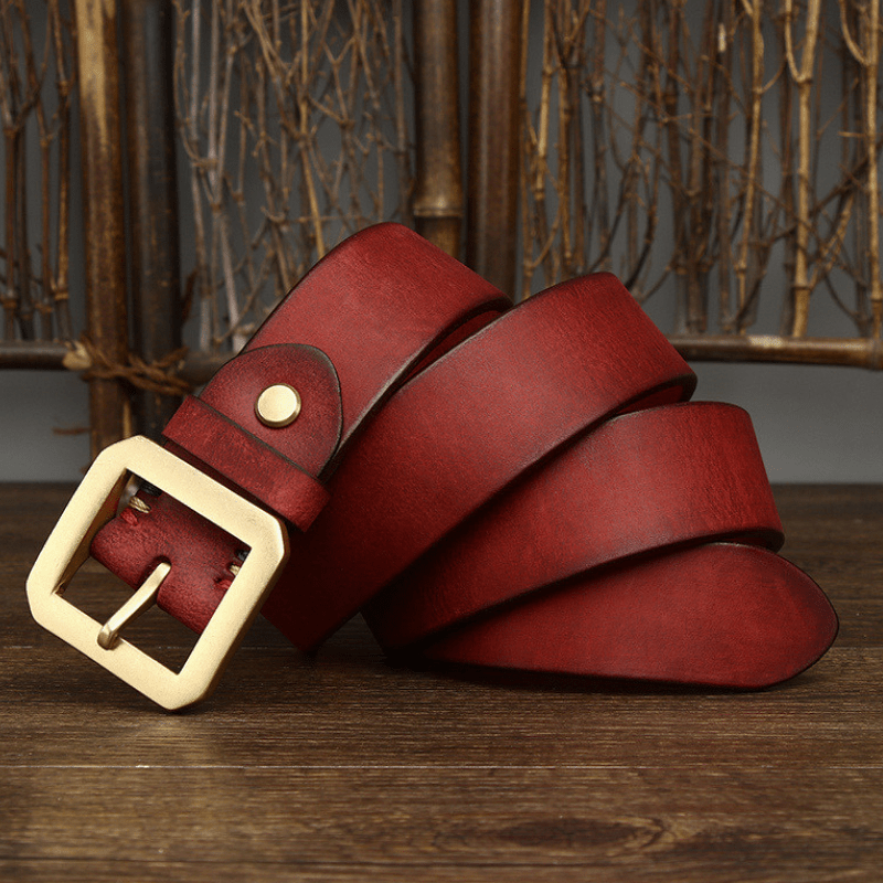 Granite Forge – Full - Grain Leather Belt - Hilltop Nord