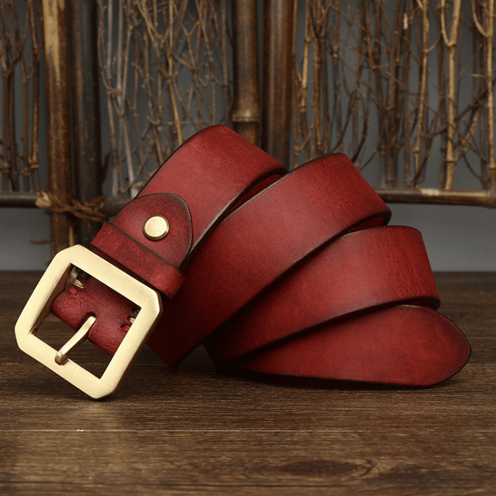 Granite Forge – Full - Grain Leather Belt - Hilltop Nord