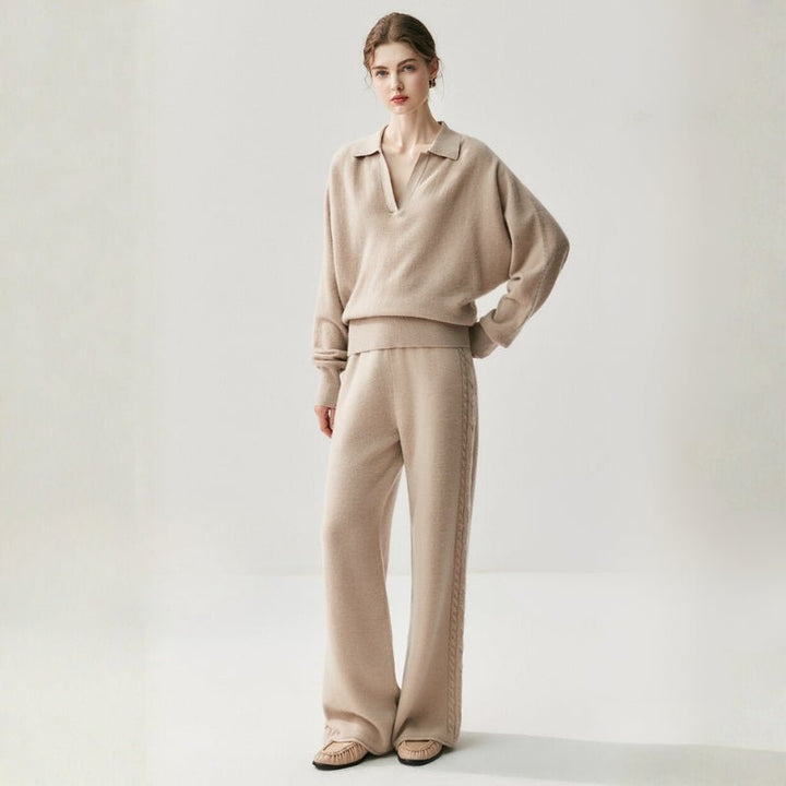 Slopehaven – Cashmere Wool Pants - Hilltop Nord