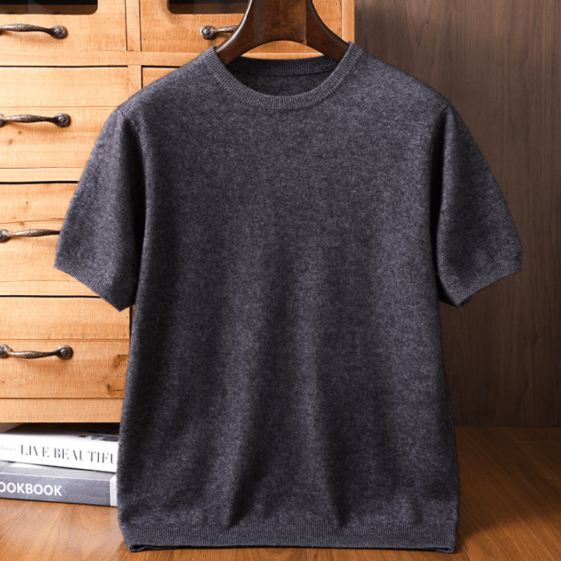 Haven - Wool Crewneck Tee - Hilltop Nord
