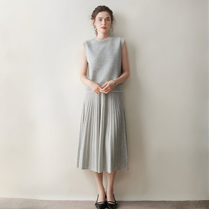 Polka – Cashmere Wool Vest - Hilltop Nord