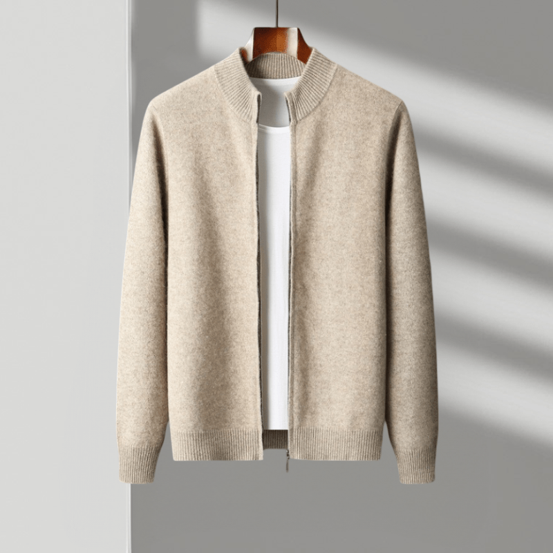 Ezra – Wool Zip - Up Jacket - Hilltop Nord