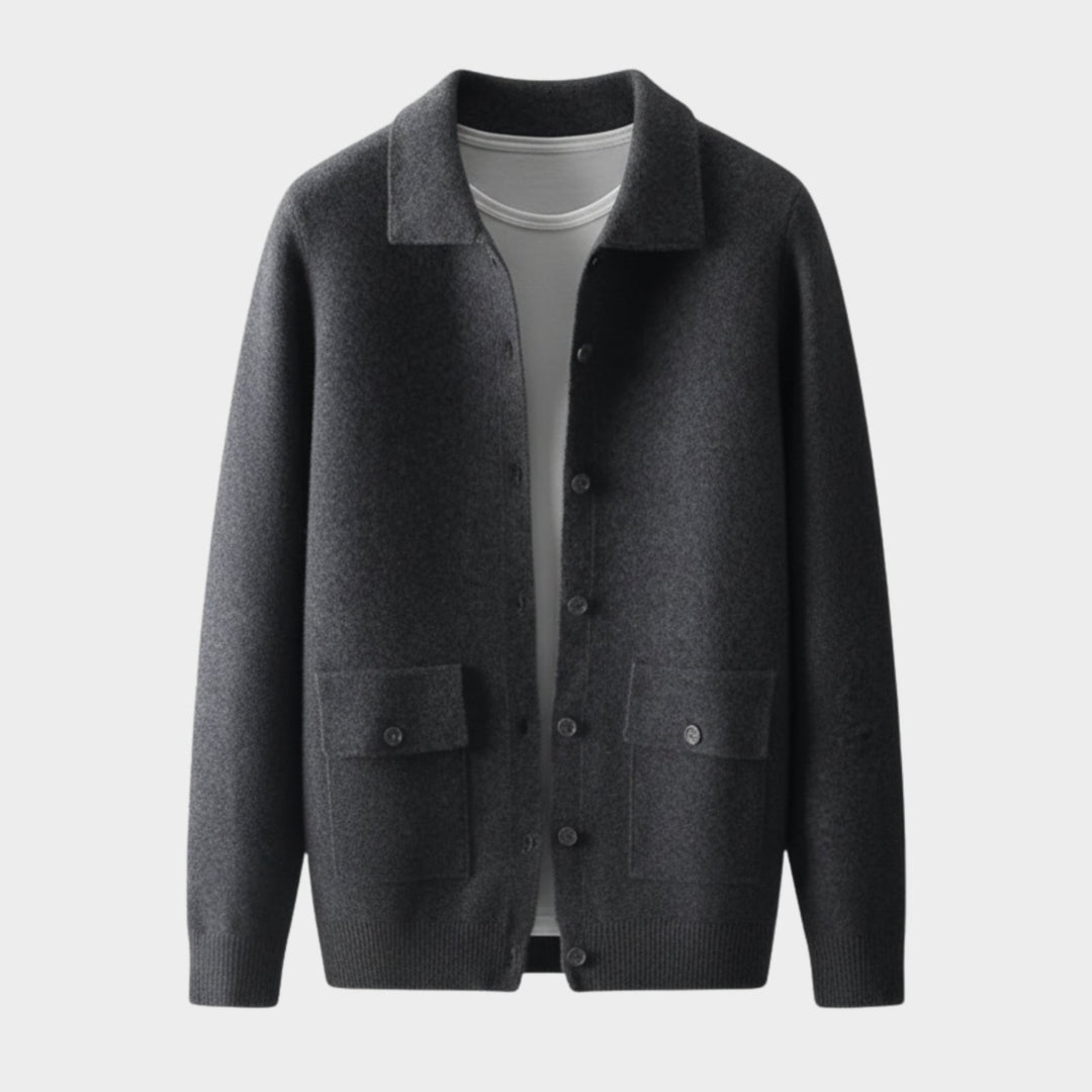 Hawthorne - Wool Button - Up Cardigan - Hilltop Nord