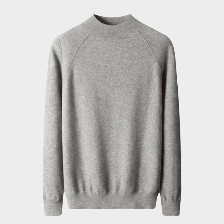 Rowan – Cashmere Wool Mock Neck Sweater - Hilltop Nord