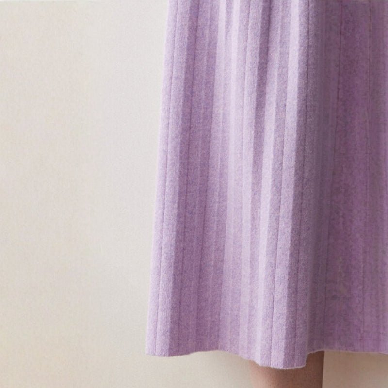 Hearthfold – Cashmere Wool Skirt - Hilltop Nord