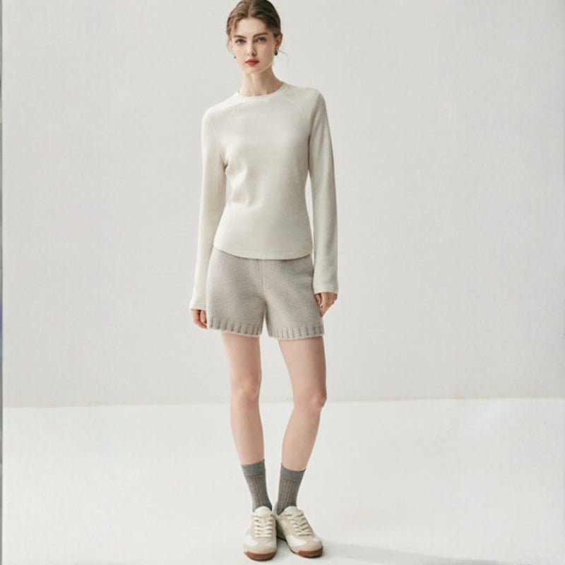 Brooklane – Wool Long - Sleeve Top - Hilltop Nord