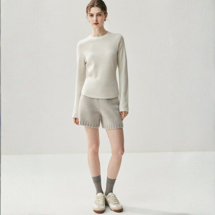 Brooklane – Wool Long - Sleeve Top - Hilltop Nord