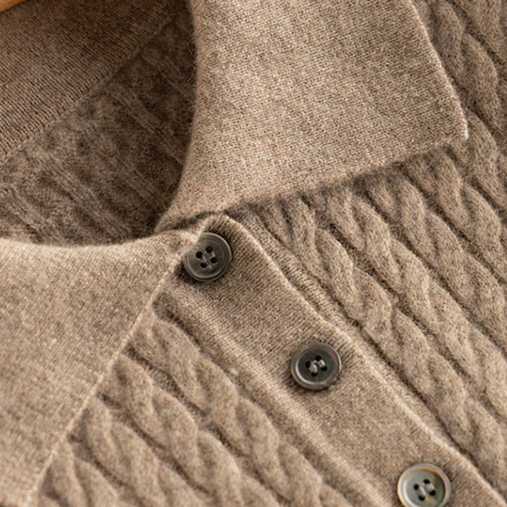 Driftknot – Cashmere Wool Polo - Hilltop Nord