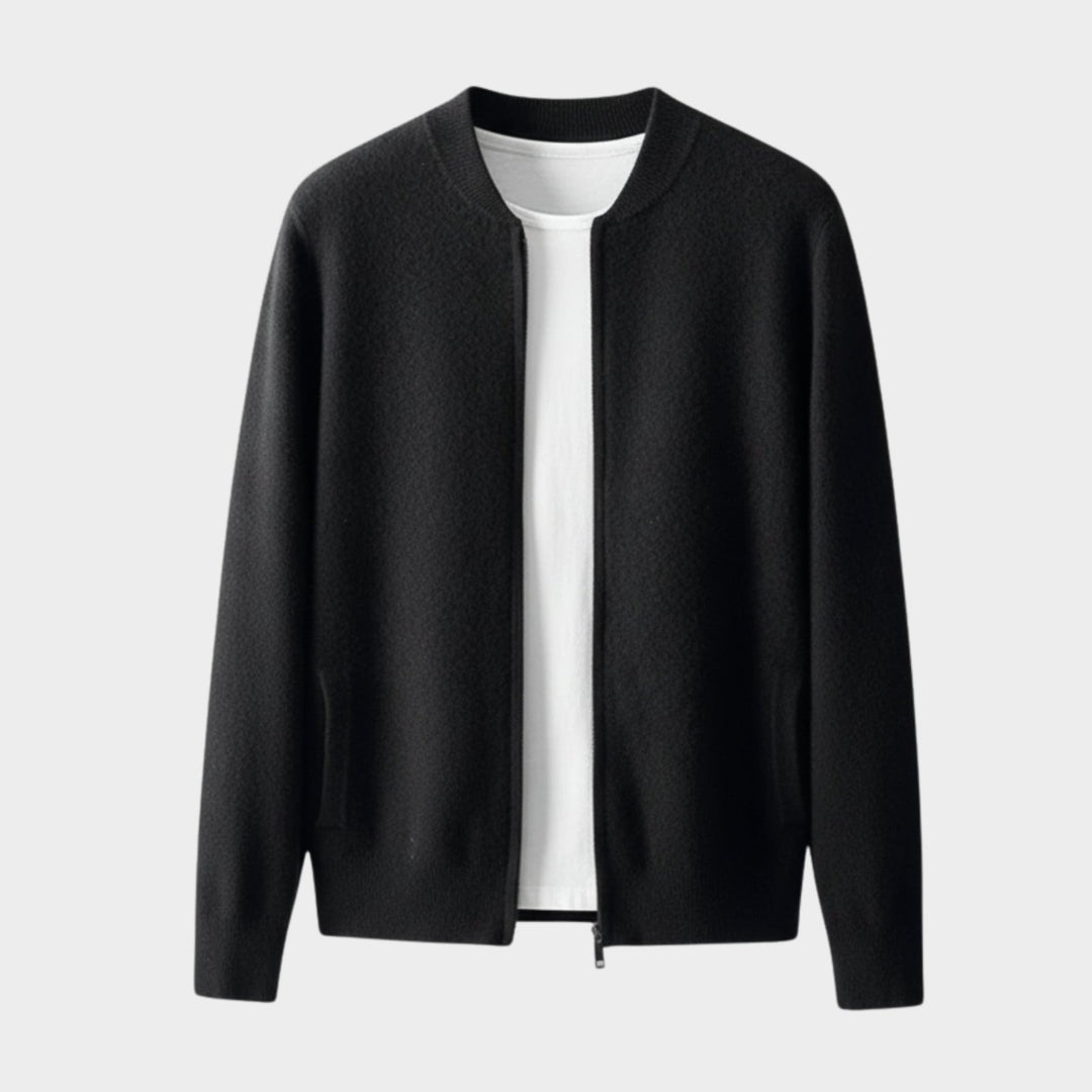 Fairmont - Wool Zip Cardigan - Hilltop Nord