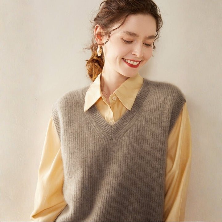 Hearth – Cashmere Wool Vest - Hilltop Nord