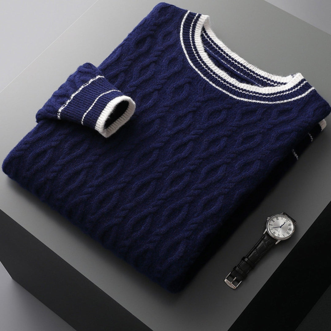 Timberline – Wool Cable Sweater - Hilltop Nord