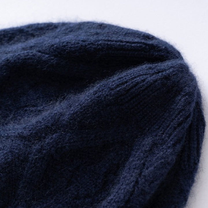 DiamondDrift – Cashmere Wool Beanie - Hilltop Nord