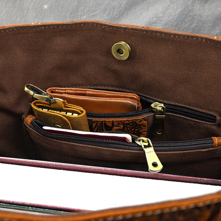 Amberleaf – Leather Tote Bag