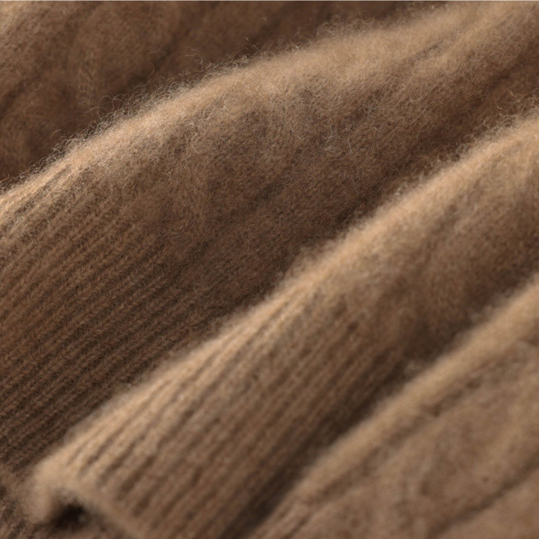 Mistloom – Cashmere Polo Sweater - Hilltop Nord