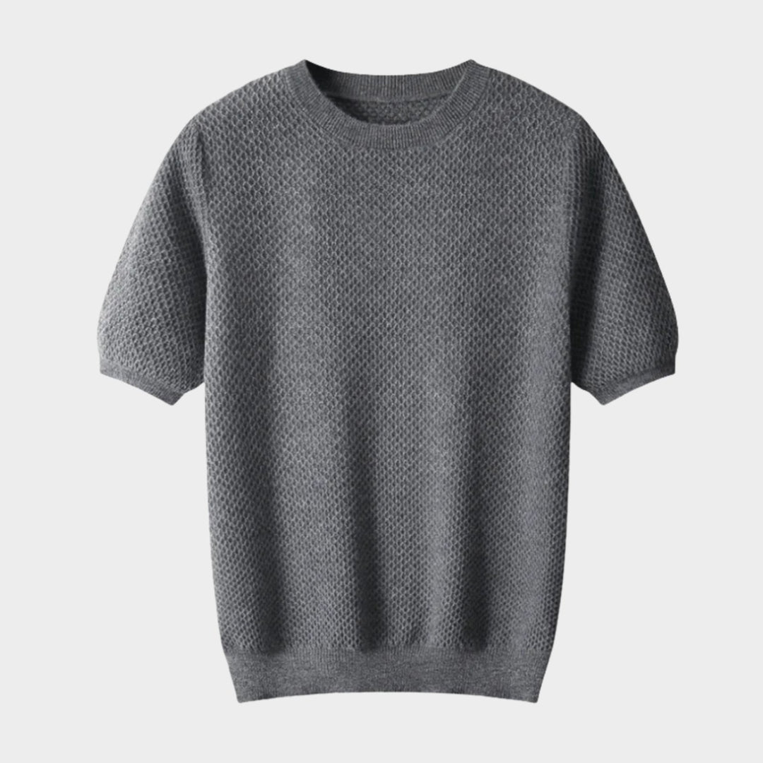 Crestwood - Wool Textured Knit Tee - Hilltop Nord