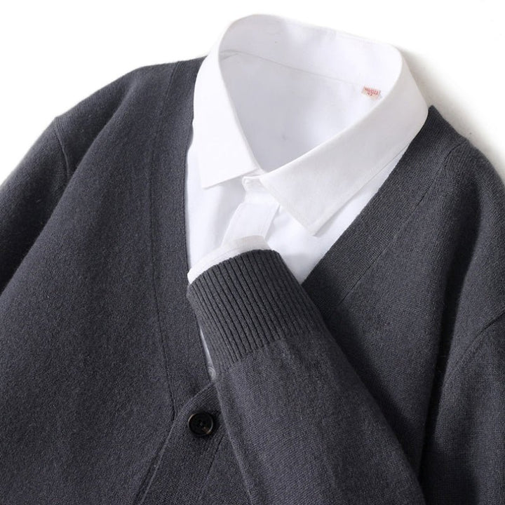 Daven – Wool Button - Up Cardigan - Hilltop Nord