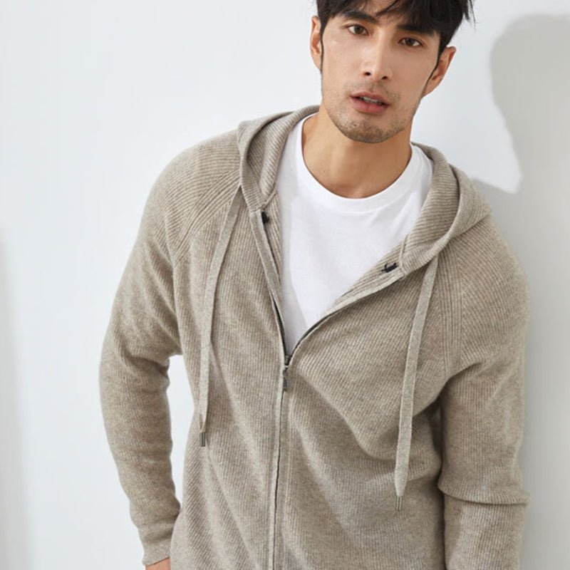 Bluecliff – Cashmere Wool Hoodie - Hilltop Nord
