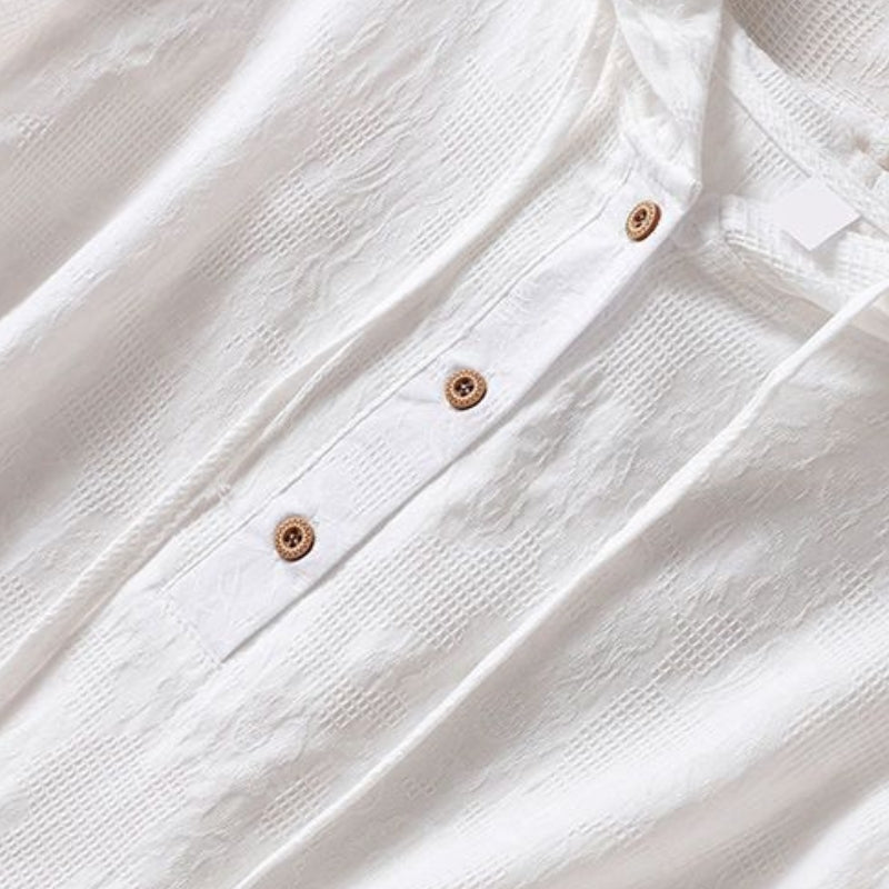 Virelle – Linen Blouse Hoodie