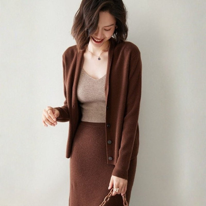 Fairhaven – Cashmere Cardigan - Hilltop Nord