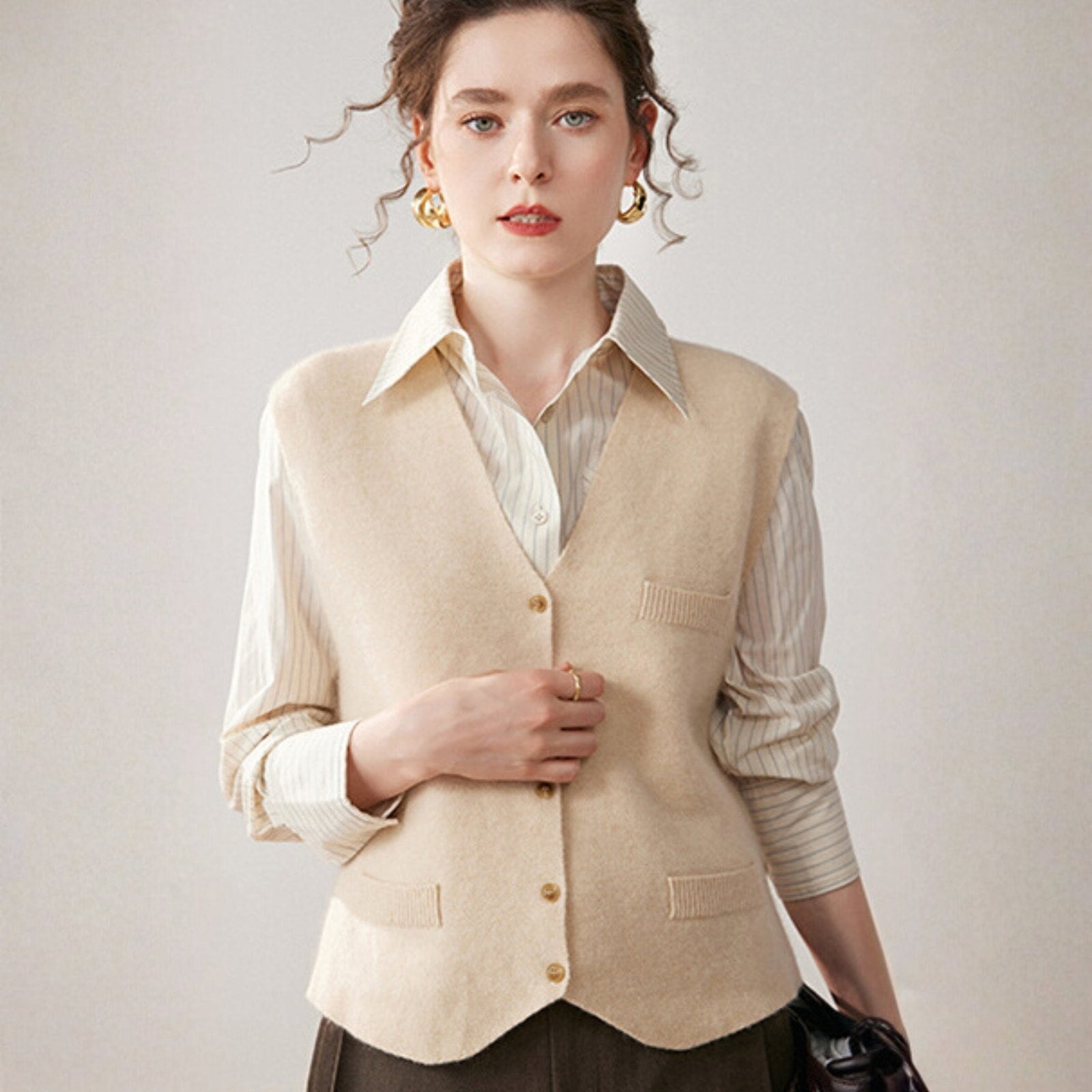 Quillhaven – Cashmere Wool Vest - Hilltop Nord