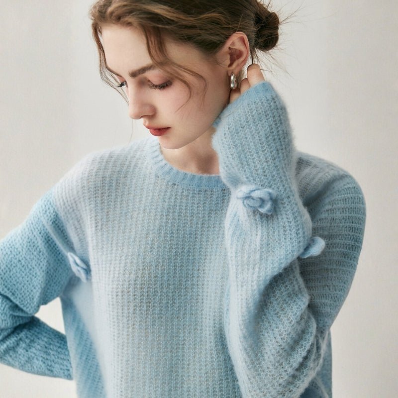 Frostpetal – Cashmere Wool Sweater - Hilltop Nord