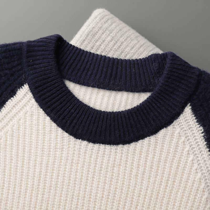 Harborline - Wool Raglan Sweater - Hilltop Nord