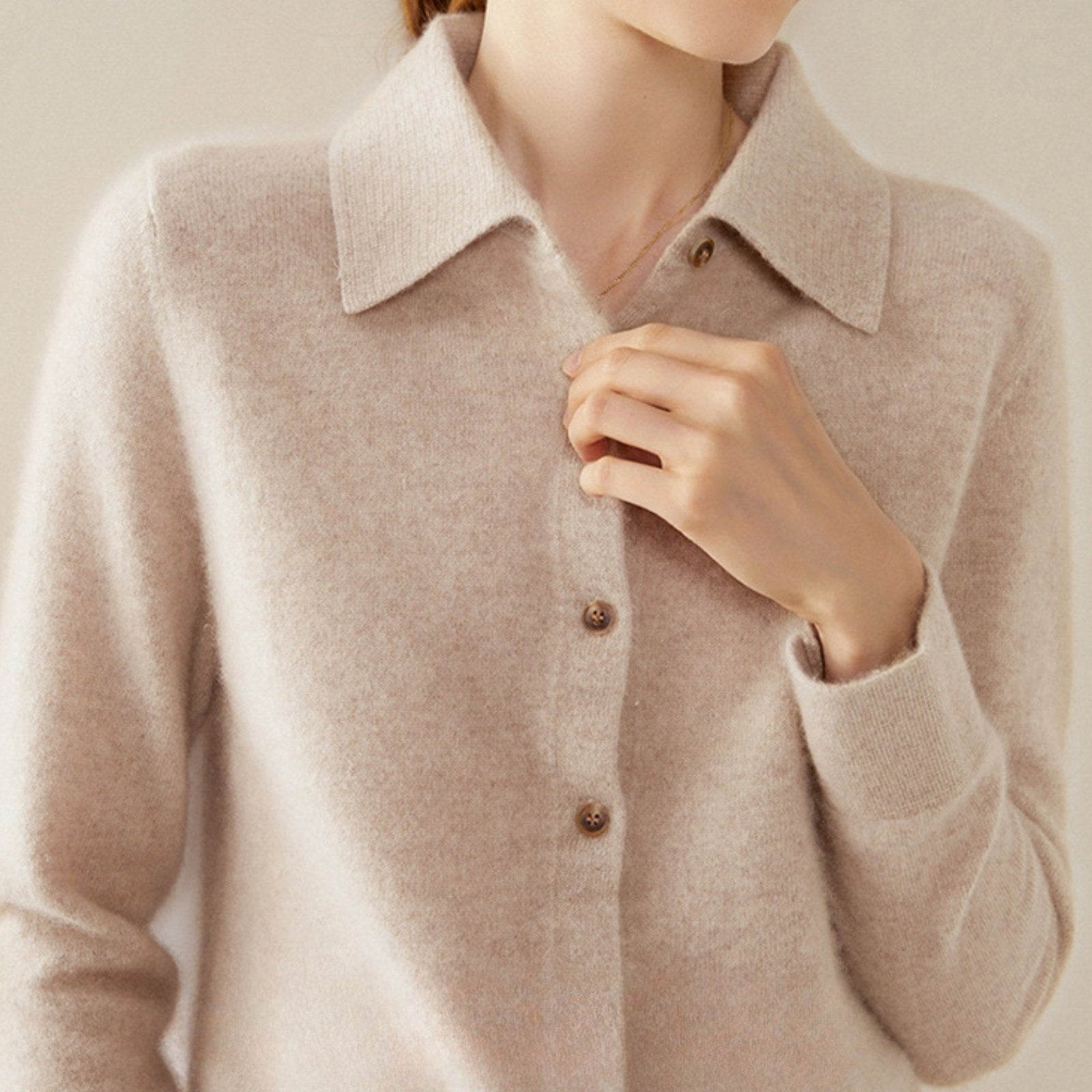 Loomstead – Cashmere Wool Cardigan - Hilltop Nord