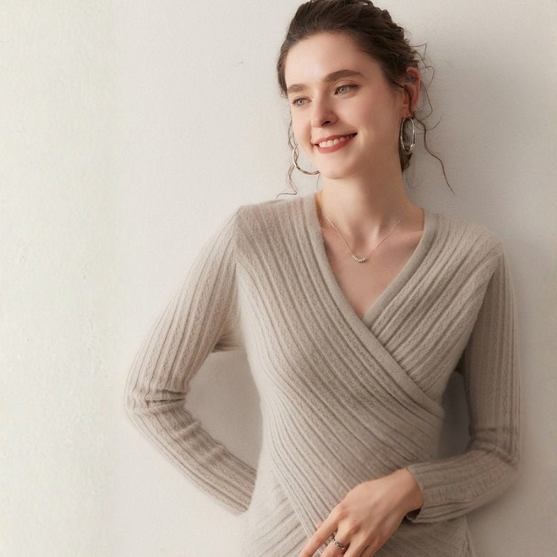 Crossveil – Cashmere Wool Top - Hilltop Nord