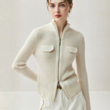 Calista – Cashmere Wool Cardigan - Hilltop Nord