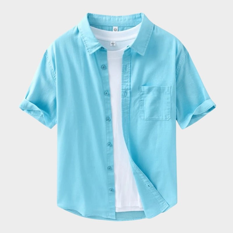 Coastline - Linen Short Sleeve - Hilltop Nord