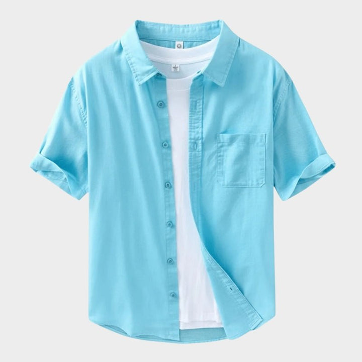 Coastline - Linen Short Sleeve - Hilltop Nord