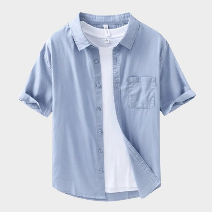 Coastline - Linen Short Sleeve - Hilltop Nord