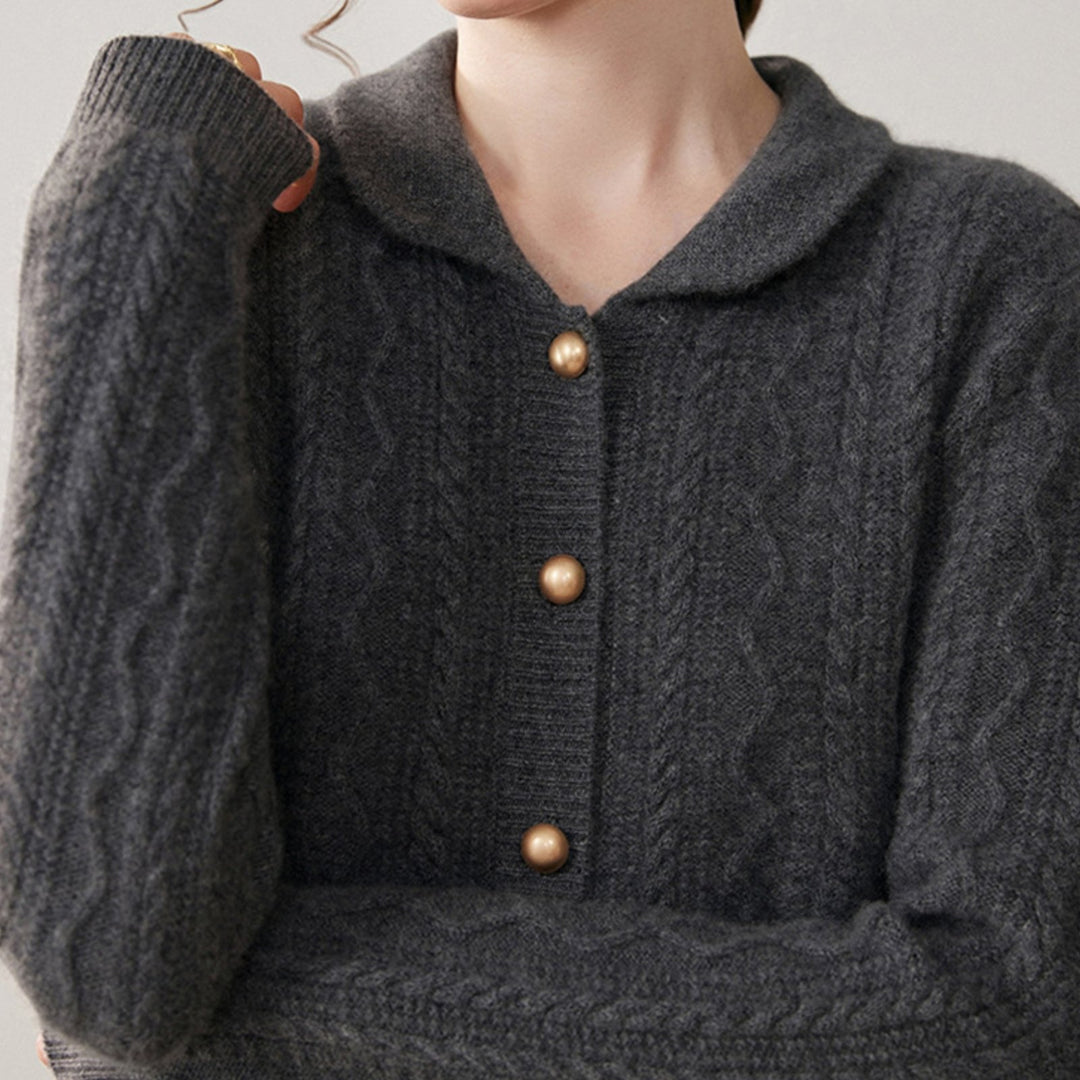 Wavecrest – Cashmere Wool Cardigan - Hilltop Nord