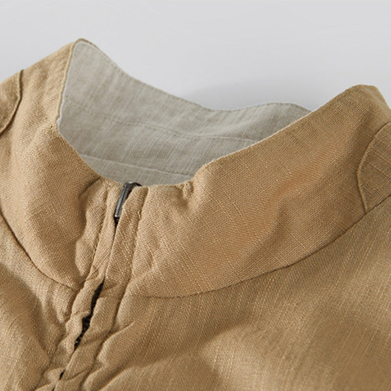 Westcliff – Linen Zip Up Jacket