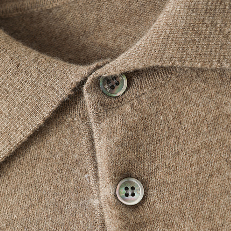 Atlas - Cashmere Polo Sweater