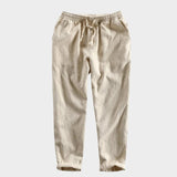 Rivo – Ramie Cropped Pants - Hilltop Nord