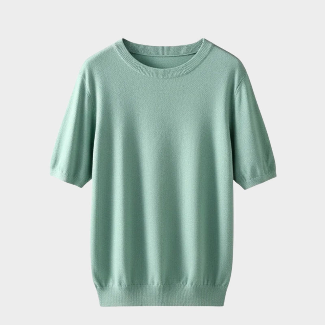 Merino Wool Crewneck Tee - Hilltop Nord