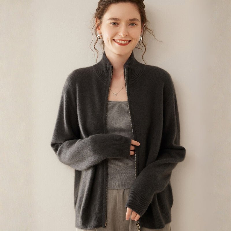 Riverbend – Cashmere Wool Cardigan - Hilltop Nord