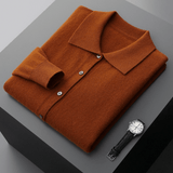 Sanford - Wool Button - Up Polo Cardigan - Hilltop Nord