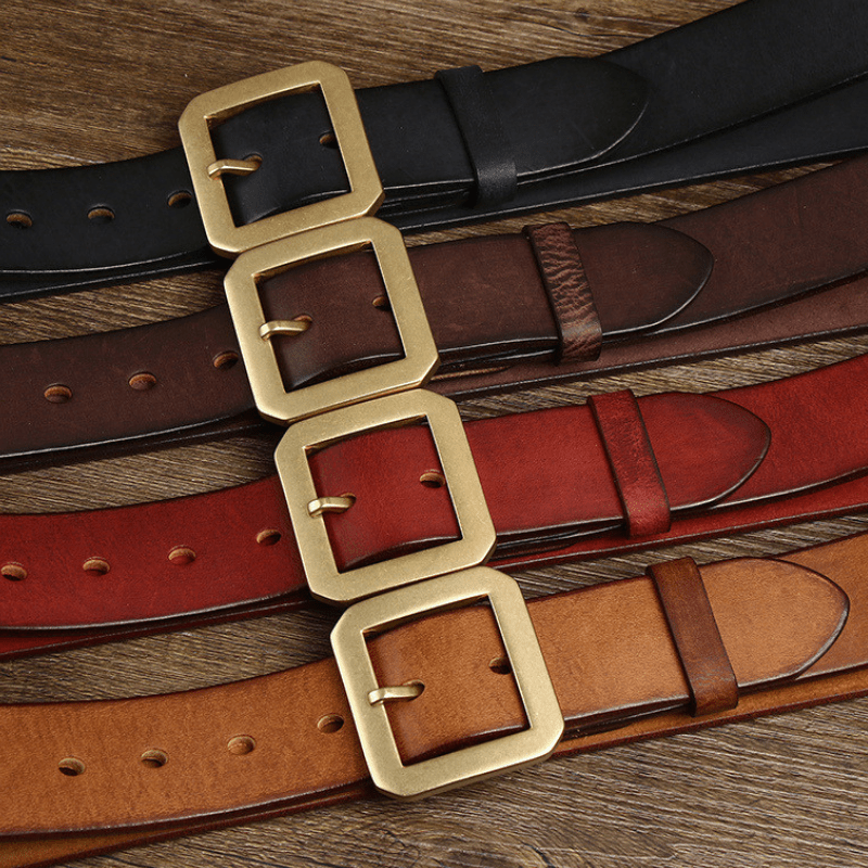 Granite Forge – Full - Grain Leather Belt - Hilltop Nord