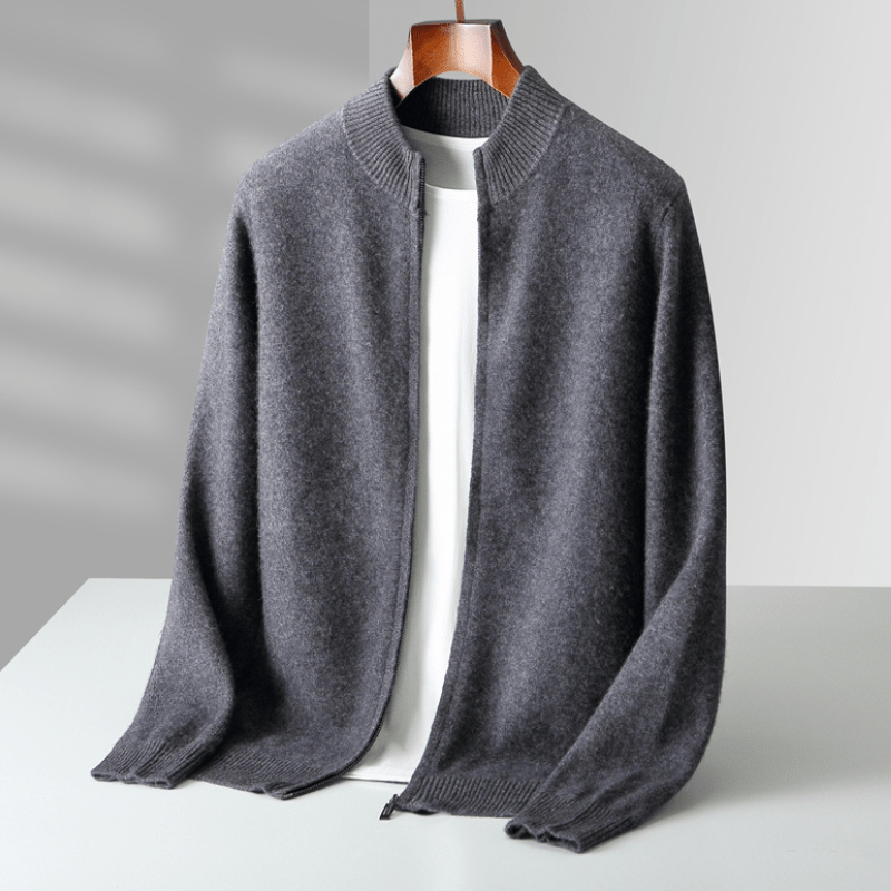 Ezra – Wool Zip - Up Jacket - Hilltop Nord