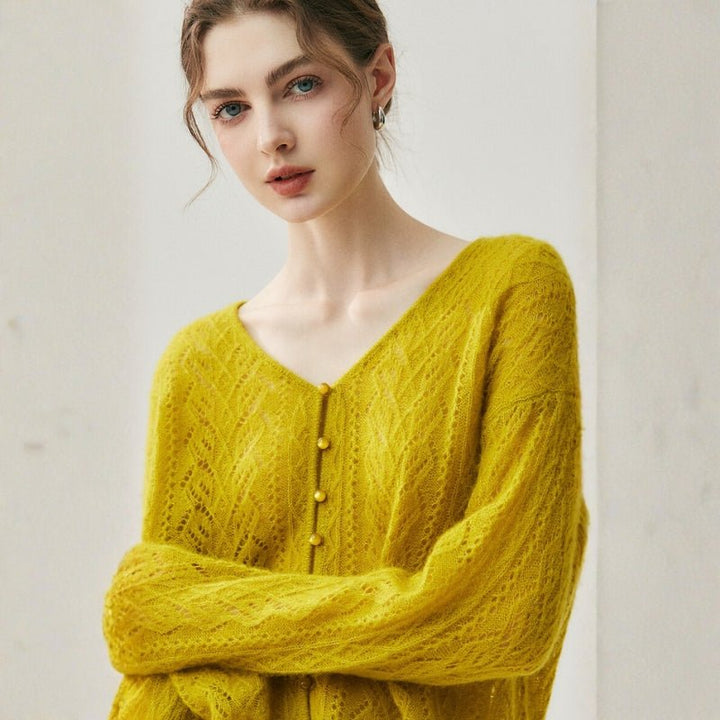 Fernridge – Cashmere Wool Cardigan - Hilltop Nord