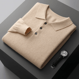 Orion – Cashmere Wool Knit Polo - Hilltop Nord