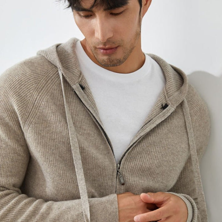 Bluecliff – Cashmere Wool Hoodie - Hilltop Nord
