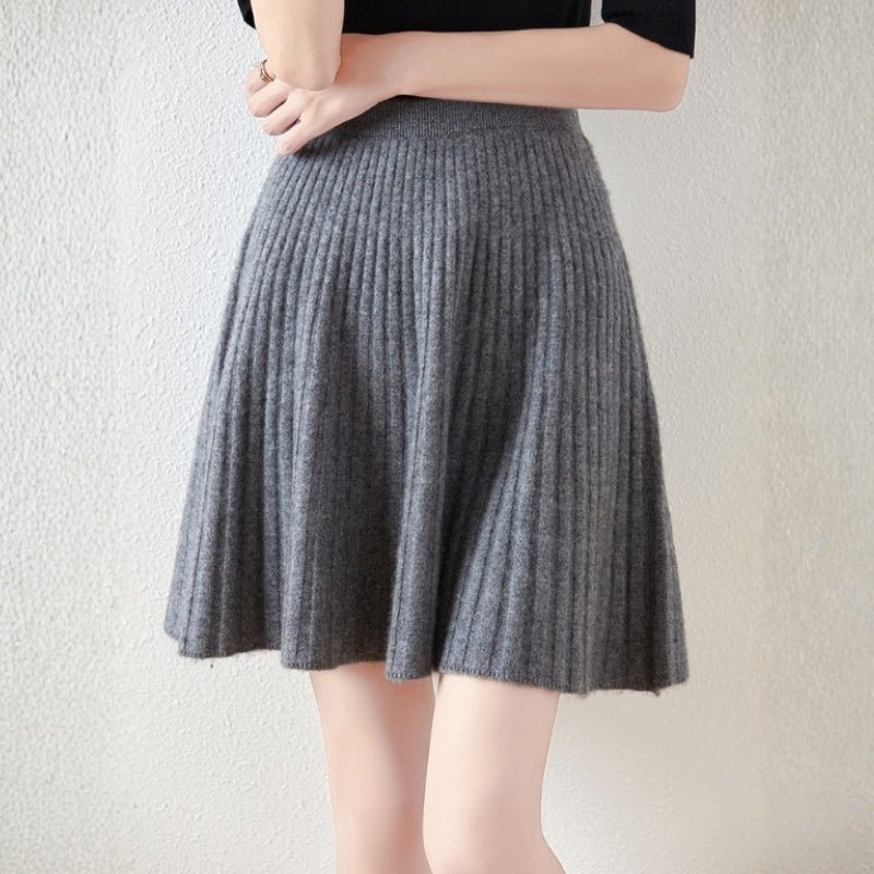 Heatherway – Cashmere Wool Skirt - Hilltop Nord