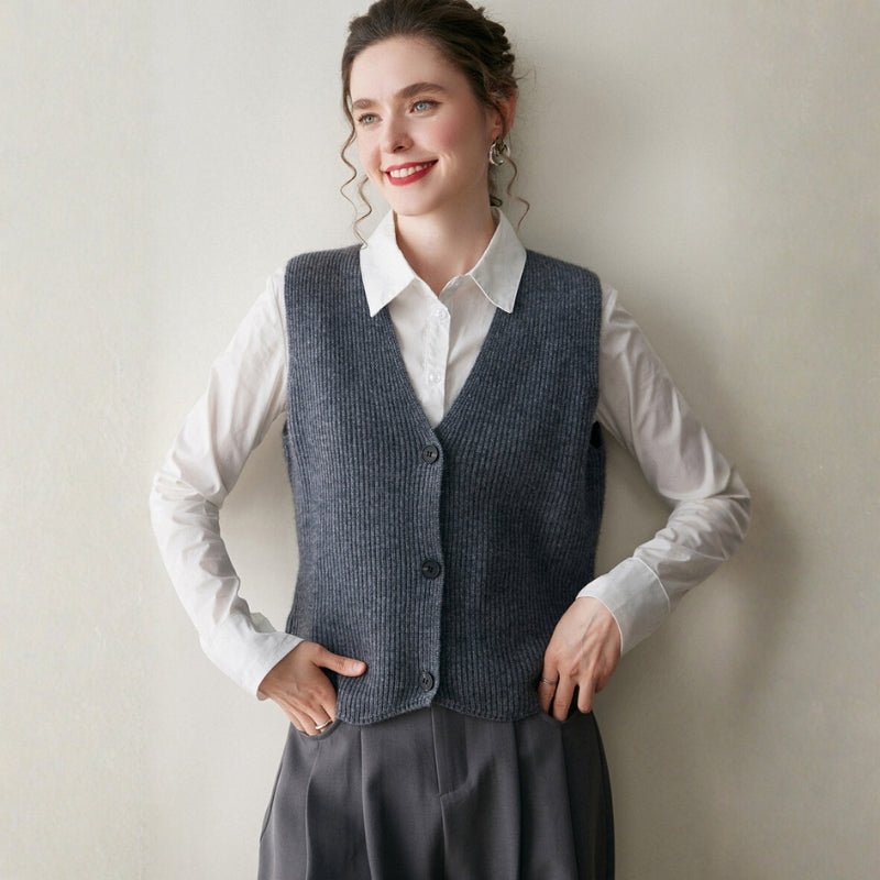 Windfell – Cashmere Wool Vest - Hilltop Nord