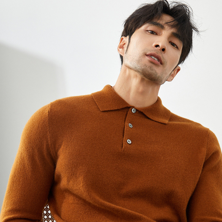 Atlas - Cashmere Polo Sweater