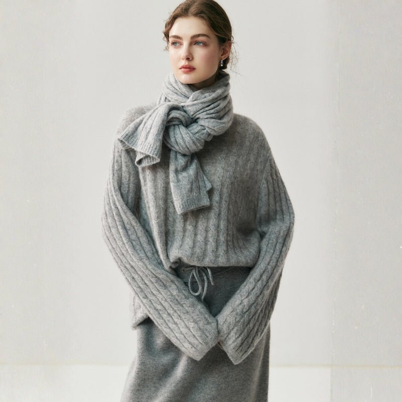 Crestwarp – Cashmere Wool Scarf - Hilltop Nord